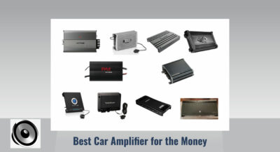 Best Car Amplifier for the Money.. Various Car Amplifier with various shape , white black background .