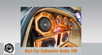 Best Car Subwoofer Under 100..Various size speaker golden frame .