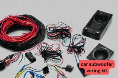 How to Sew a car subwoofer wiring kit