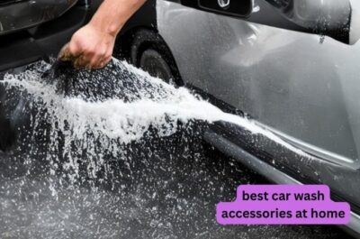 best car wash accessories at home