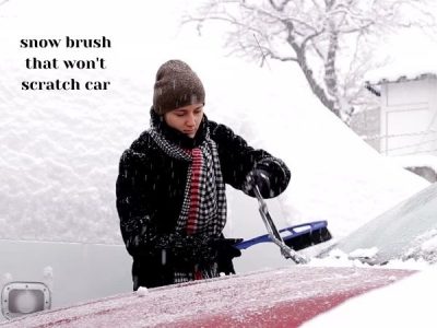 snow brush that won't scratch car