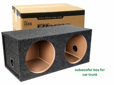 best subwoofer box for car trunk