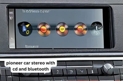pioneer car stereo with cd and bluetooth with speakers