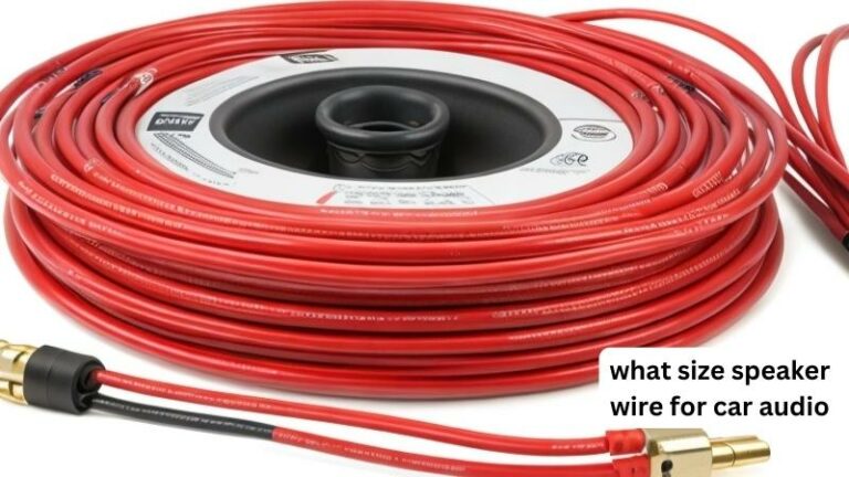 what size speaker wire for car audio?