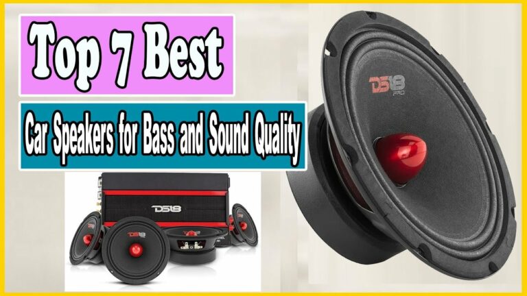 Top Car Speakers For Bass And Sound Quality: Enhance Your Audio Experience!
