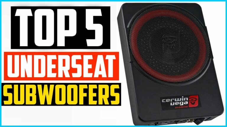 Top Under Seat Subwoofer: Built-In Amplifier For Enhanced Bass