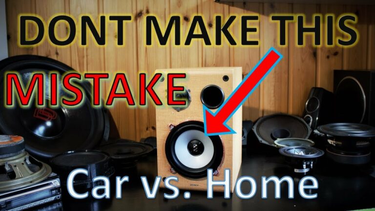 Can You Use Car Speakers for Home Audio?