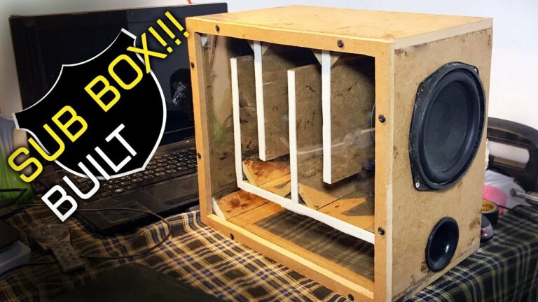 How to Build a Subwoofer Box for Deep Bass
