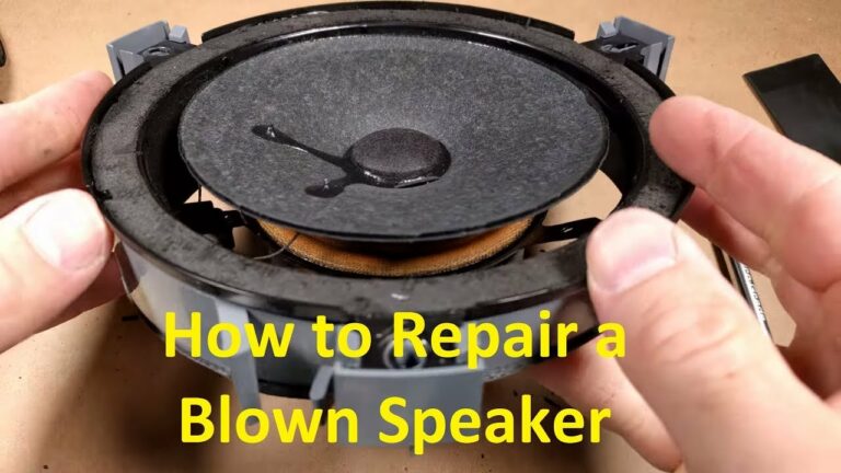 How to Fix Blown Out Speakers in a Car