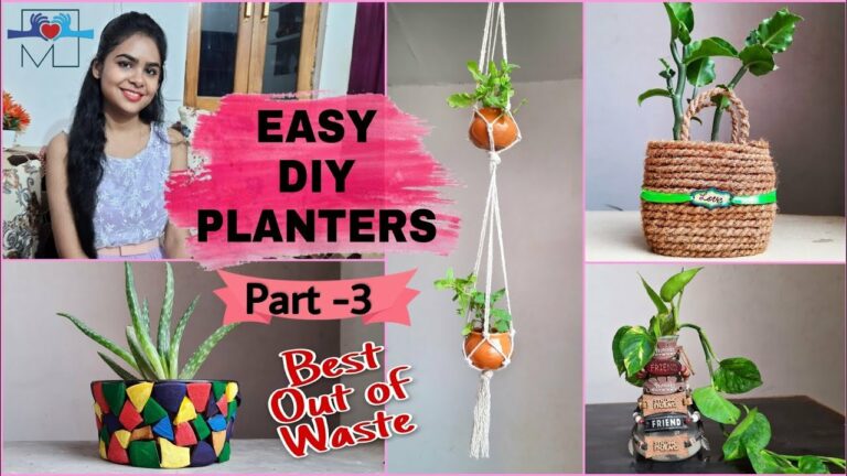 Easy Ways To Make Planters From Waste