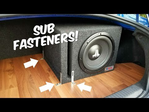 How to Mount a Subwoofer Box in the Trunk
