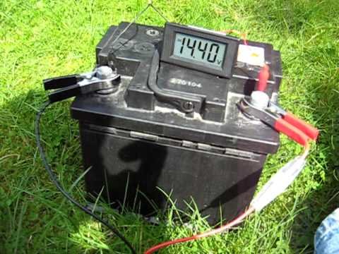 Charging A Car Battery With A Solar Charger