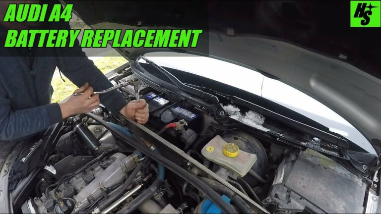 How to Replace a Car Battery in an Audi A4?
