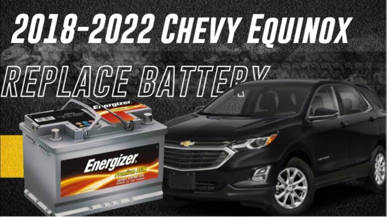 How To Replace A Car Battery In A Chevrolet Equinox