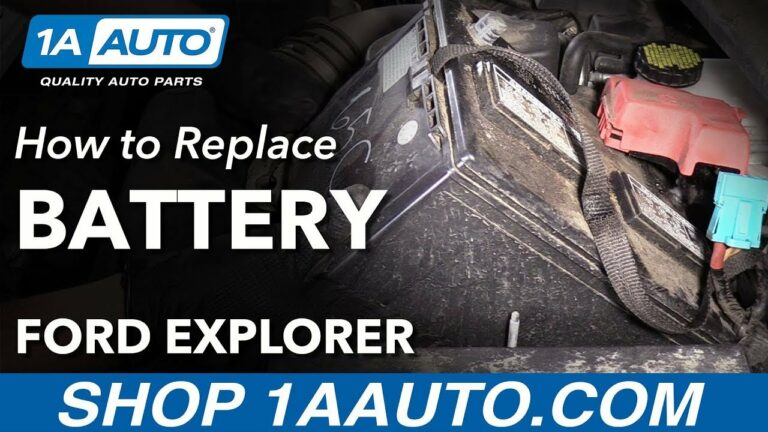 Easy Steps To Replace Your Ford Explorer’S Car Battery