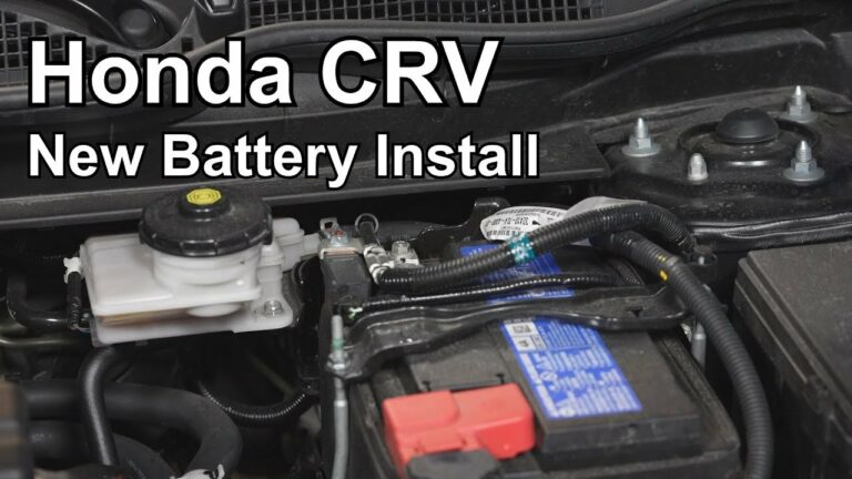 How To Replace A Car Battery In Honda Cr-V
