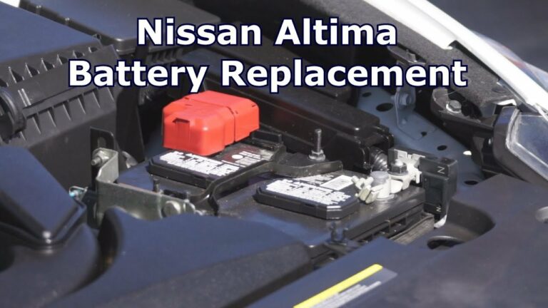 How to Replace a Car Battery in a Nissan Altima?