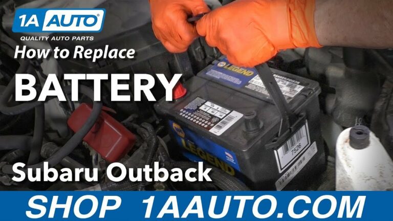 How To Replace A Car Battery In A Subaru Outback