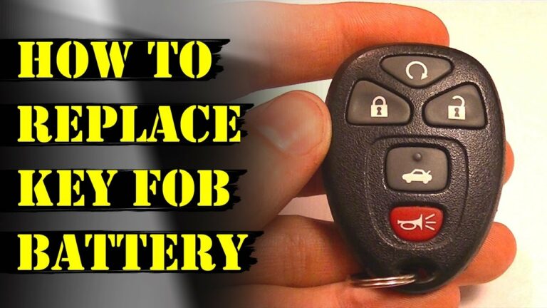 How to Replace a Car Battery in a Remote Key Fob?