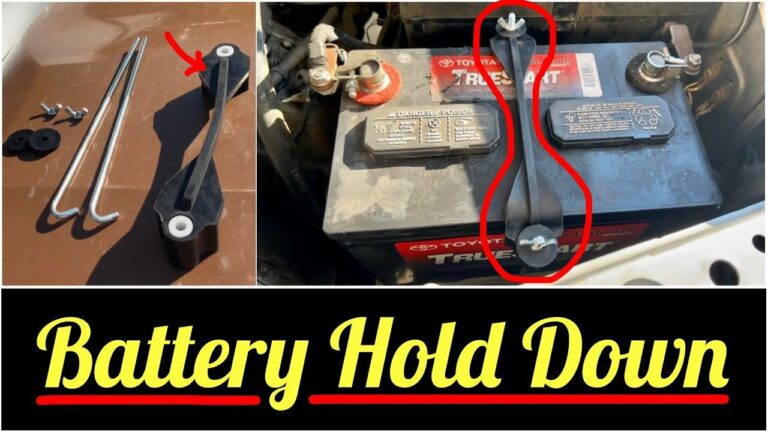 How to Secure a Car Battery in Place?
