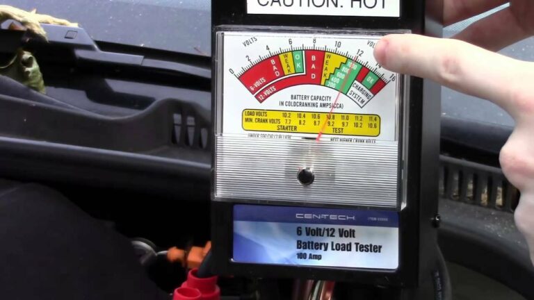 How to Test a Car Battery’s Capacity with a Load Tester?